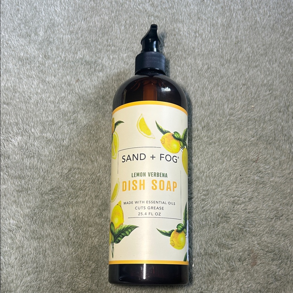 Sand + Fog Lemon Verbena Dish Soap, 25.4 oz. New Exp. 2028